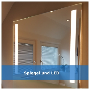 Spiegel mit LED, Spiegel, Spiegel mit Licht